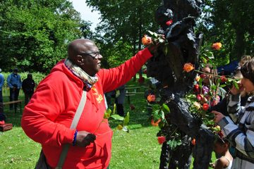 Frank Wijdenbosch bij Keti Koti Westerpark